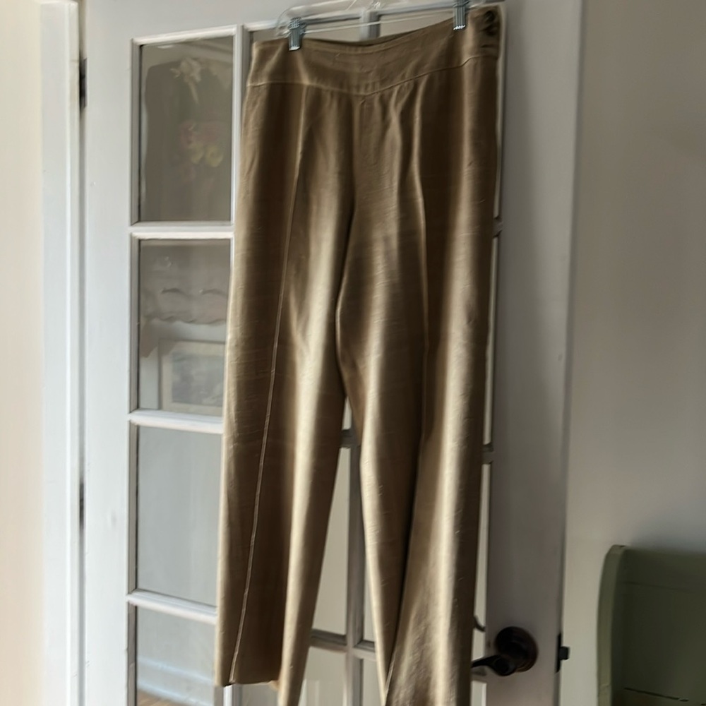 Ralph Lauren ladies 100% silk trousers.size 10